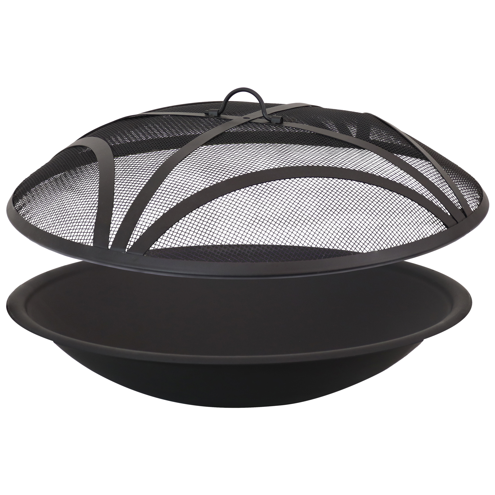 Sunnydaze Decor, 23in. Replacement Fire Bowl and Screen, Fuel Type Wood, Diameter 23.25 in, Material Steel, Model# NB-176-883